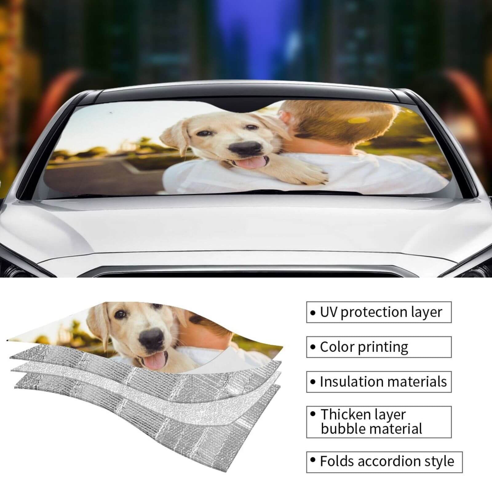 Custom Car Sunshade