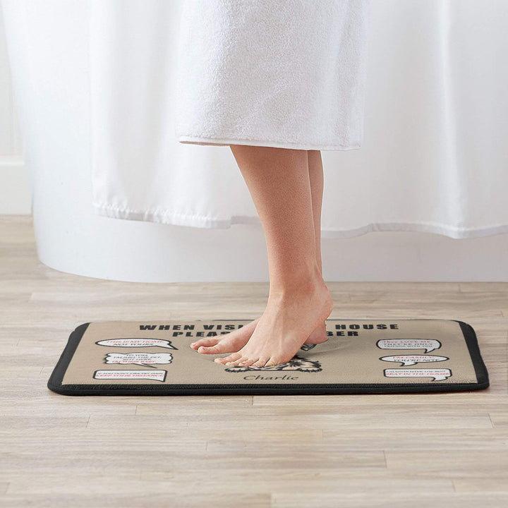 custom dog doormat