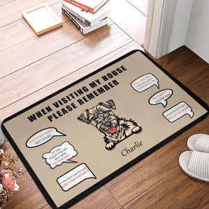 custom dog doormat