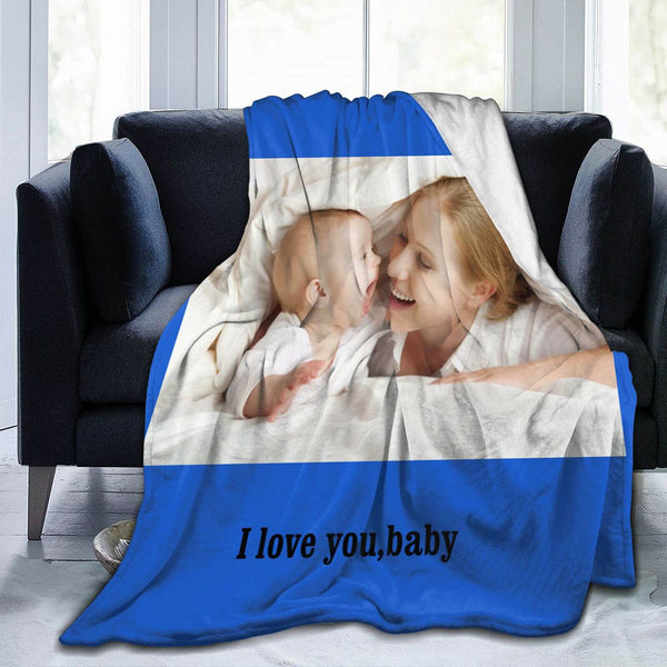 Personalized Mother's Day Gift Custom Blanket for Mom Custom Blanket