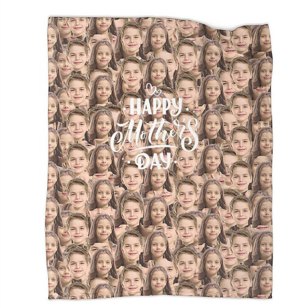 Multiple Faces Blanket Custom Photo Face Blanket