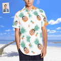 Custom Hawaiian Shirts Face Personalized Hawaiian shirts with Pineapple