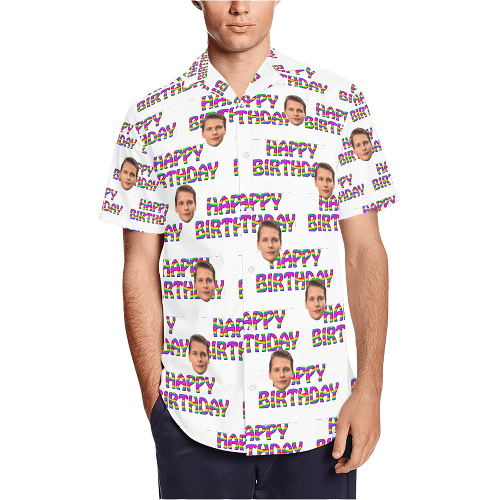 Birthday hawaiian shirts Custom hawaiian shirts Happy Birthady Hawaiian shirts