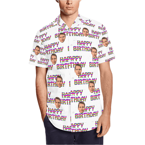 Birthday hawaiian shirts Custom hawaiian shirts Happy Birthady Hawaiian shirts