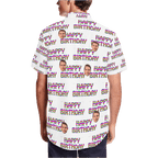 Birthday hawaiian shirts Custom hawaiian shirts Happy Birthady Hawaiian shirts