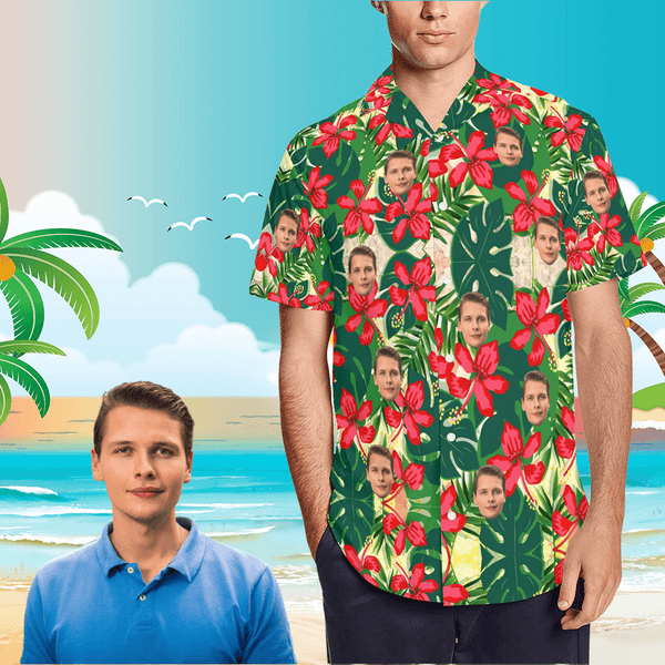 Custom print hawaiian shirt Hawaii shirt print Personalized hawaiian shirts with Flower