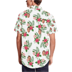 Custom hawaiian shirts with face Personalized hawaiian shirts with Flower