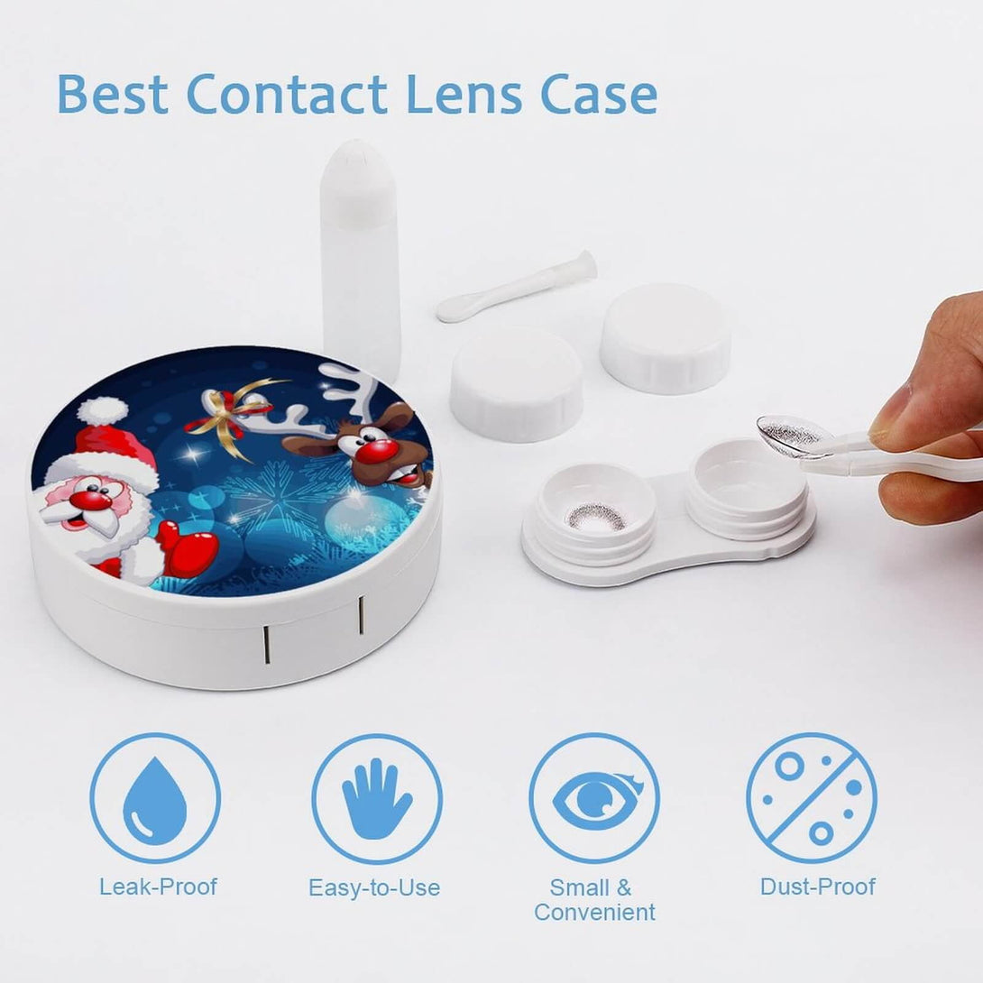 photo contact lense case