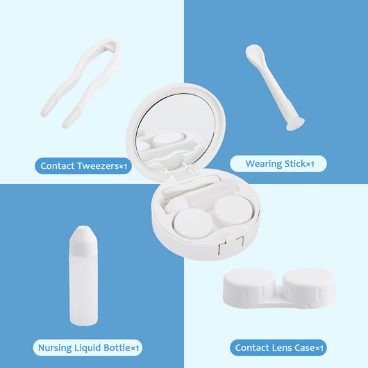 photo contact lense case