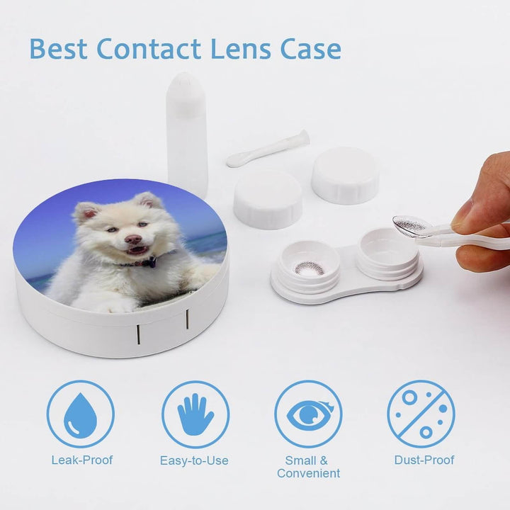 photo contact lense case