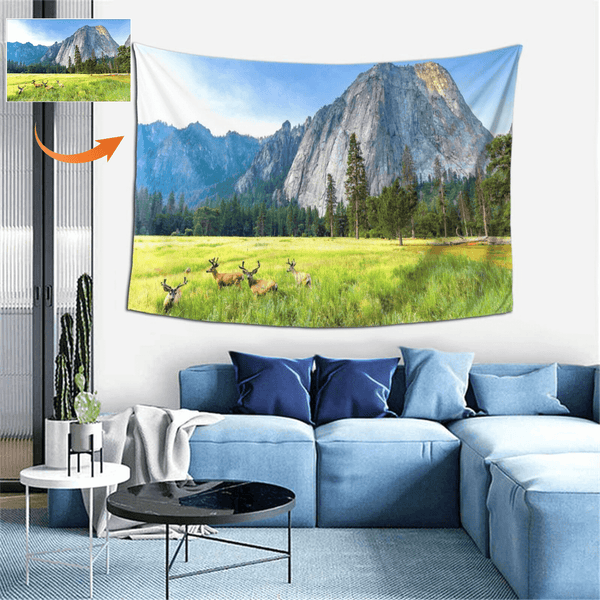 Personalized Photo Tapestry Custom Backdrop