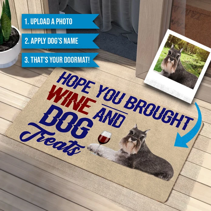 custom dog doormat