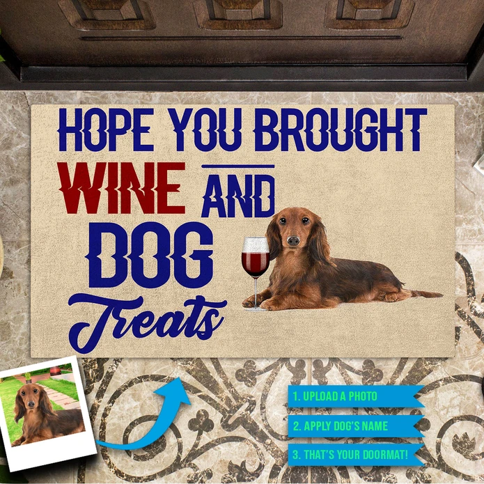 custom dog doormat