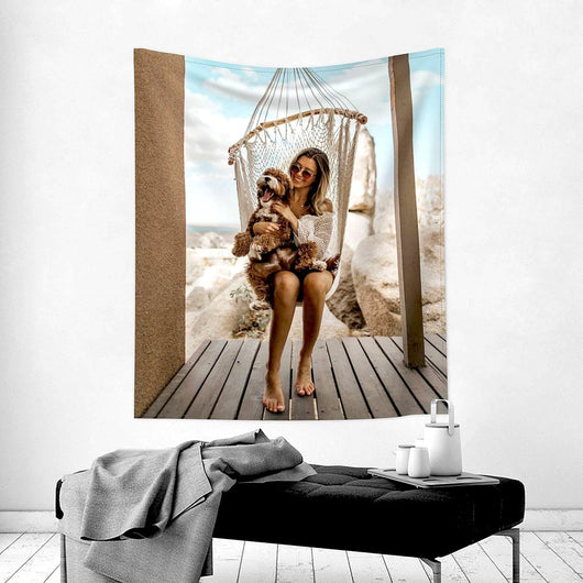 Custom photo tapestry