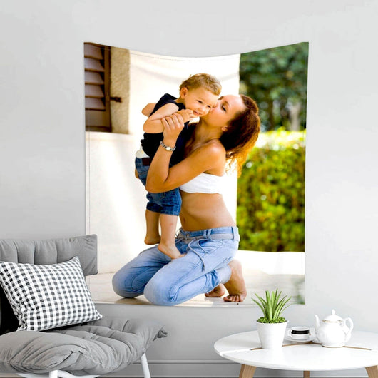 Custom photo tapestry