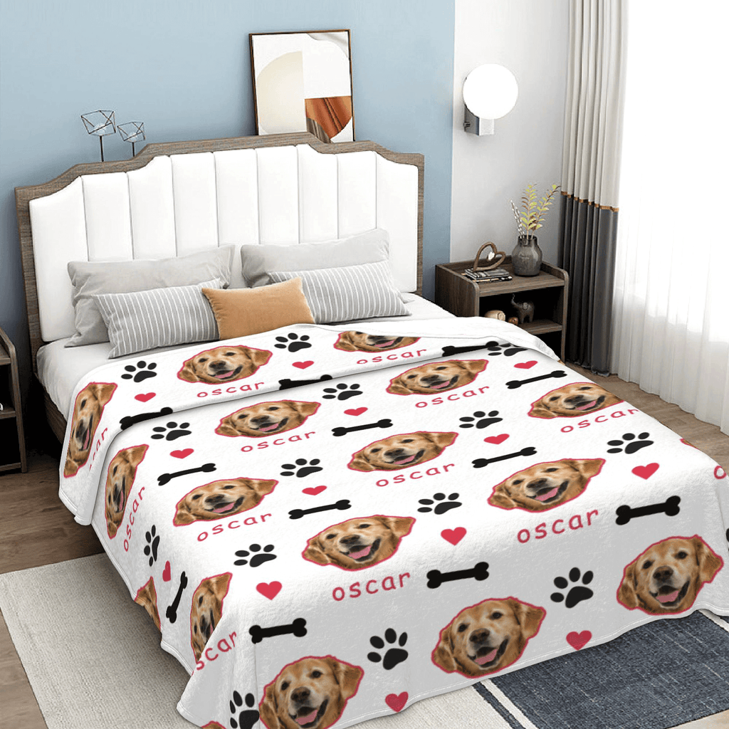 custom dog blanket