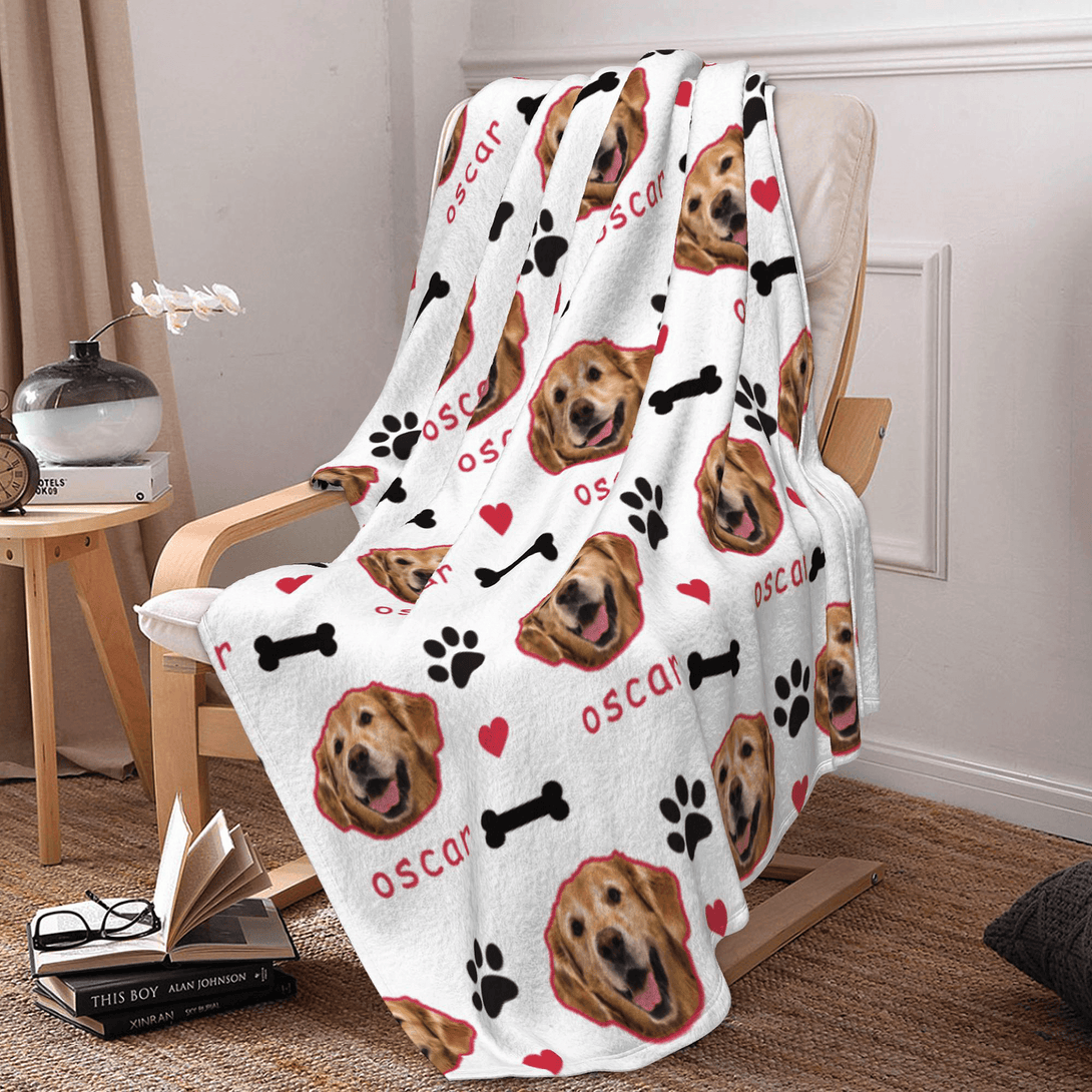 custom dog blanket