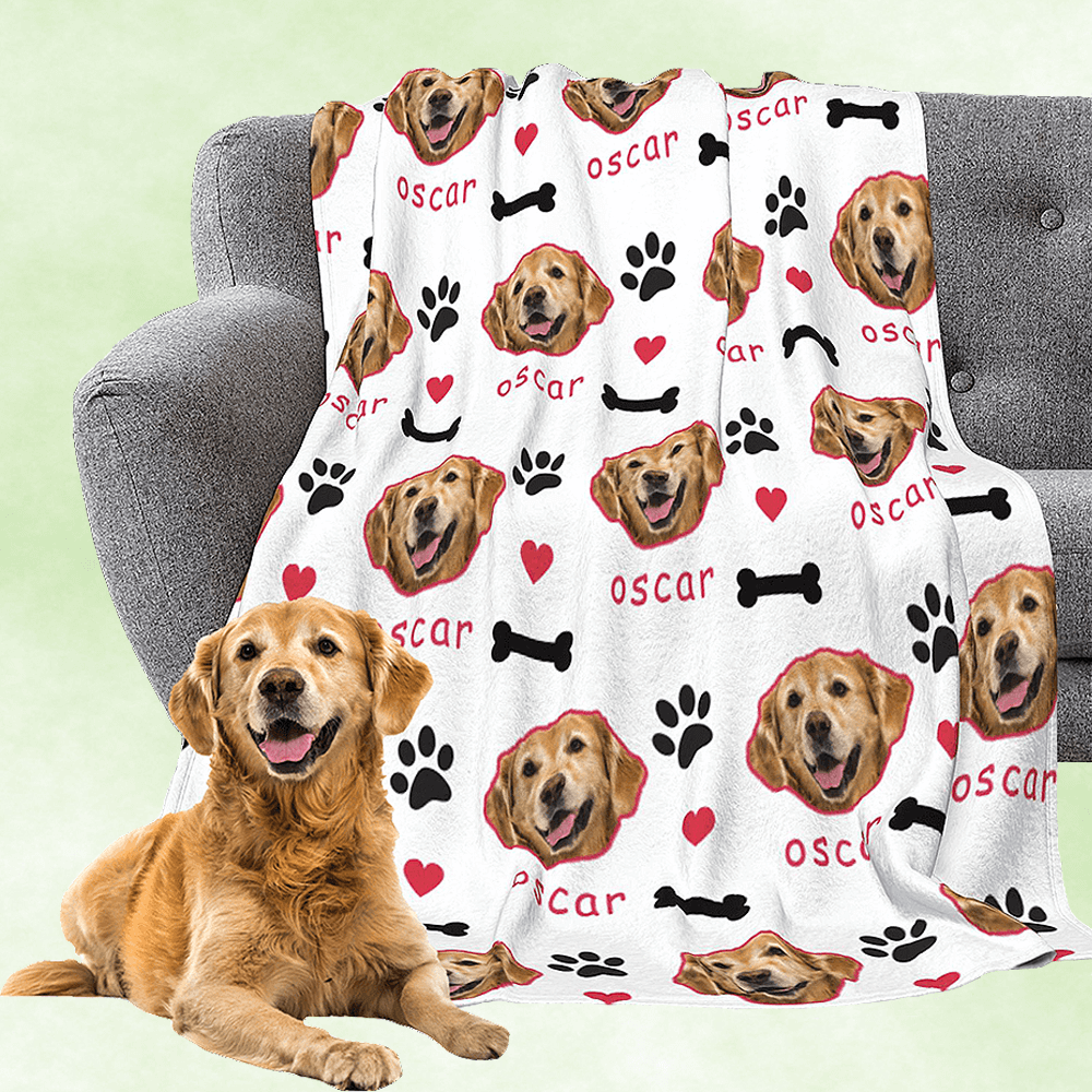 custom dog blanket