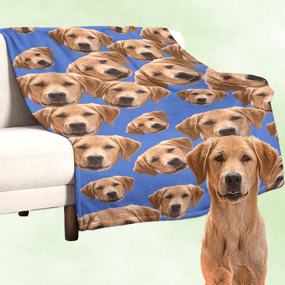 custom dog blanket