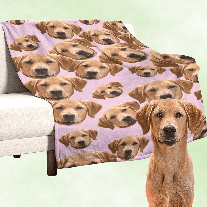 custom dog blanket