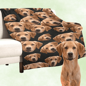 custom dog blanket