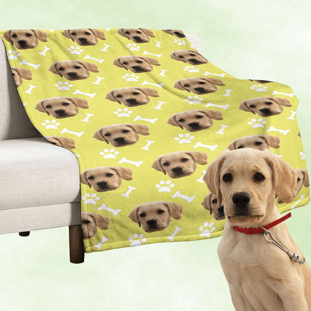 custom dog blanket