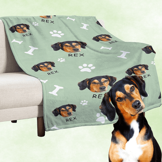 custom dog blanket