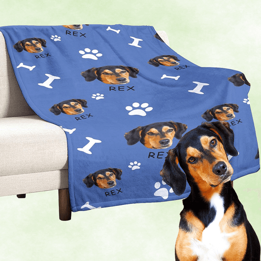 custom dog blanket