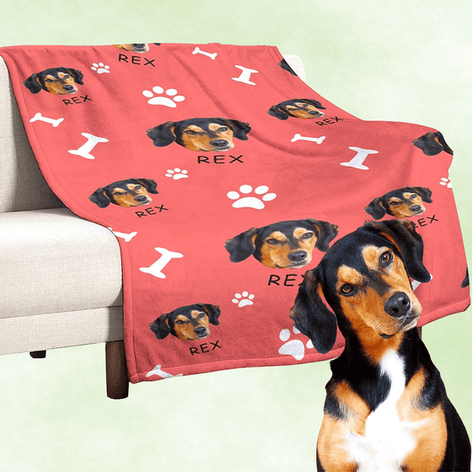 custom dog blanket