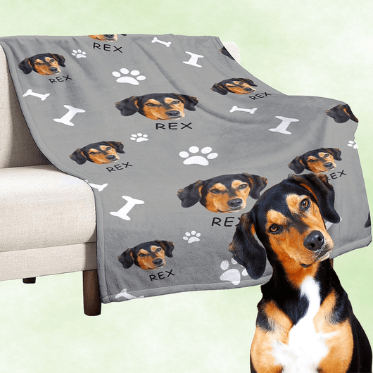 custom dog blanket