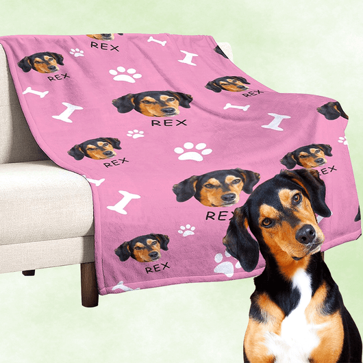 custom dog blanket