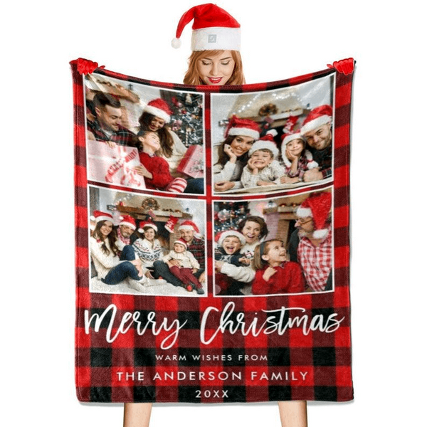 Personalized Blanket Custom Blanket Christmas Blanket