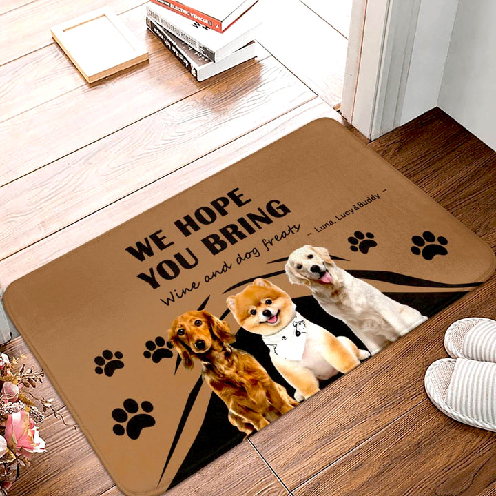 custom dog doormat