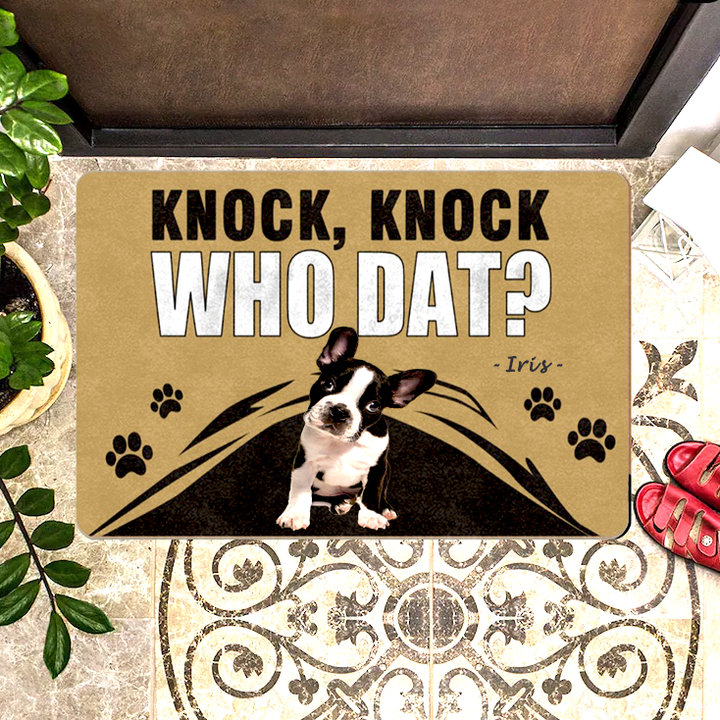 custom dog doormat