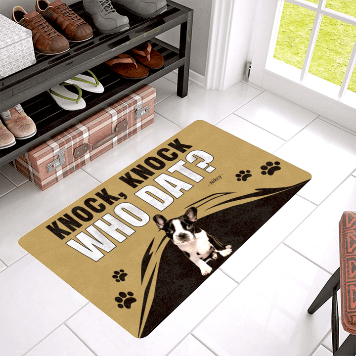 custom dog doormat