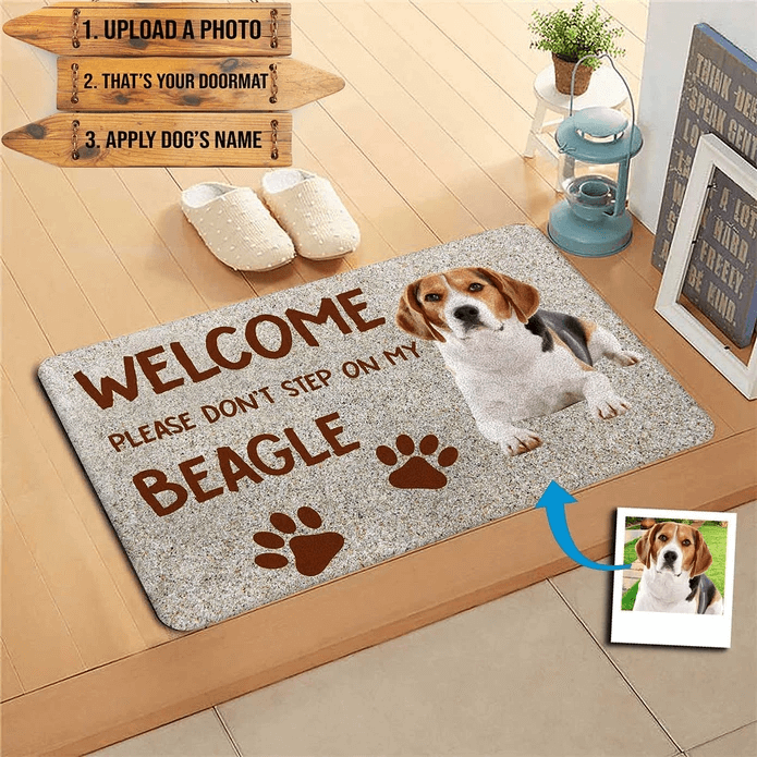 custom dog doormat