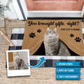 custom dog doormat