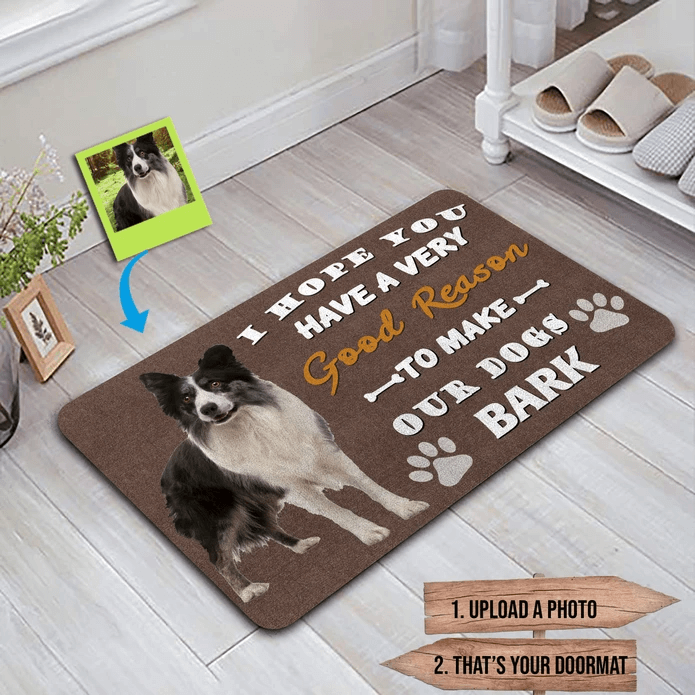 custom dog doormat