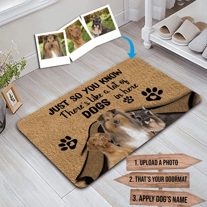 custom dog doormat