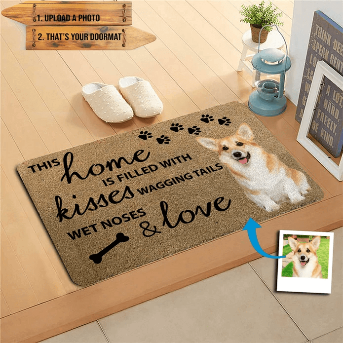 This Home Is Filles With Custom Doormat Dog Doormat Personalized Doormat