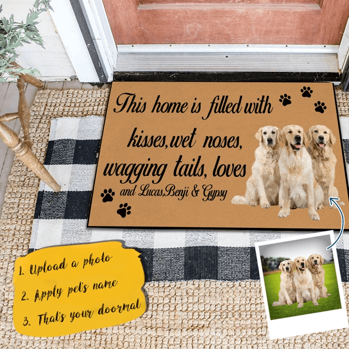 custom dog doormat