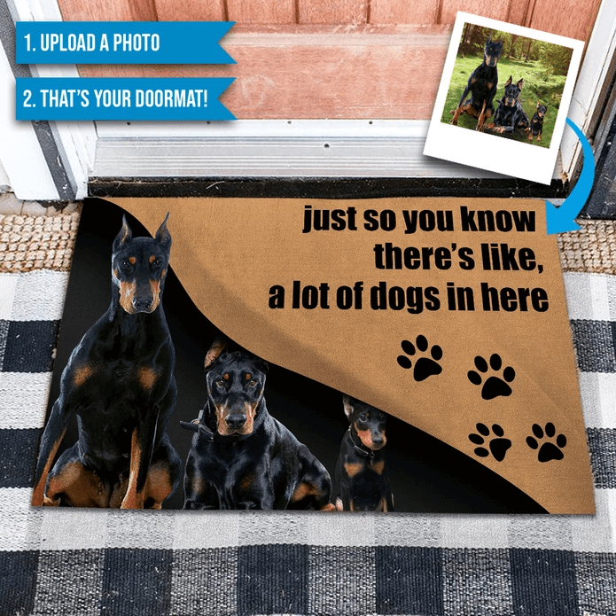 custom dog doormat