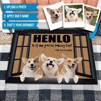 custom dog doormat