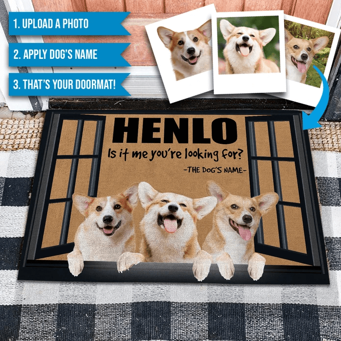 custom dog doormat