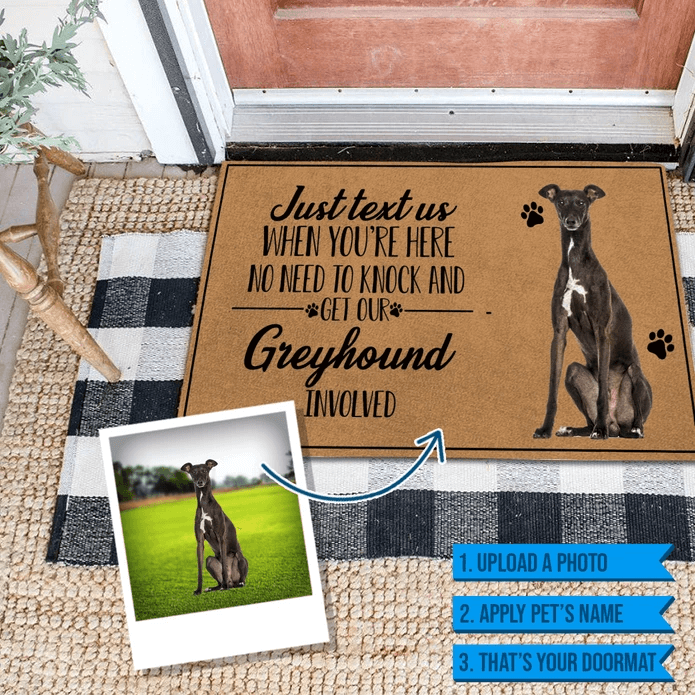 custom dog doormat