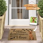 This Home Is Filles With Custom Doormat Dog Doormat Personalized Doormat