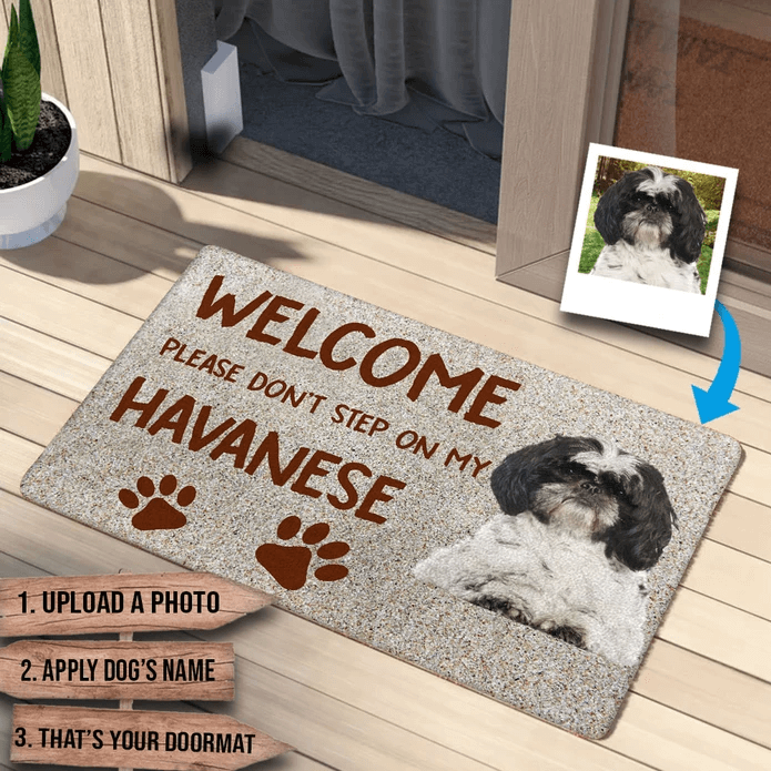 custom dog doormat