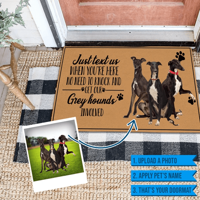 custom dog doormat