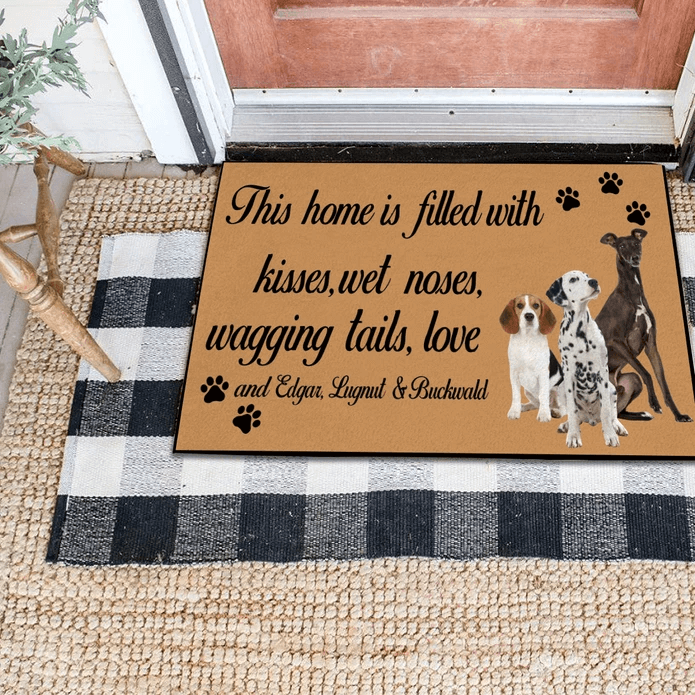 custom dog doormat