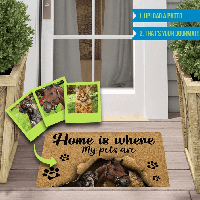 custom dog doormat